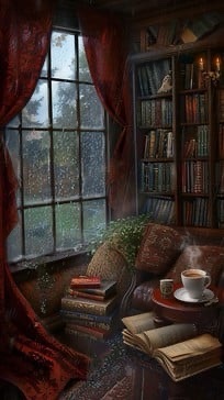 A Cozy Day, Soft Rain, & A Good&nbsp;Book